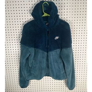 Nike zip up fleece jacket